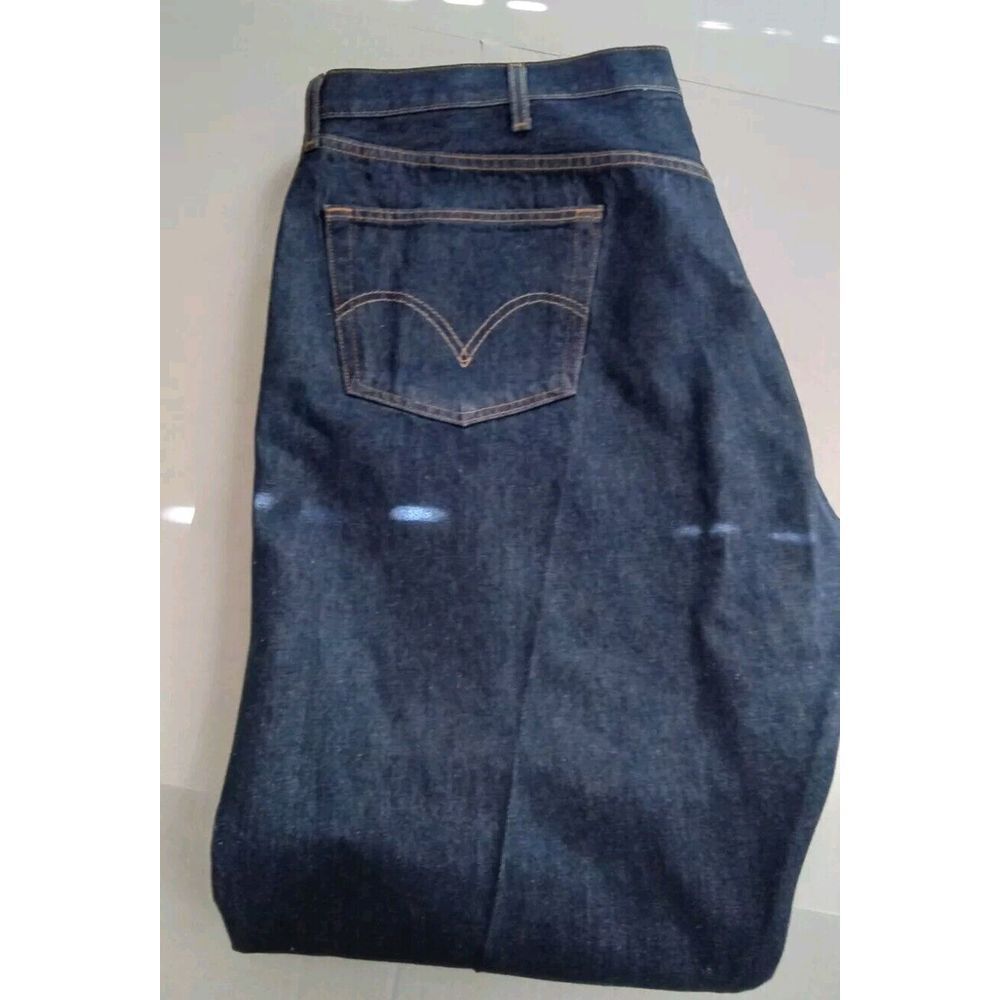 Levi's 501 XX Classic Straight‎ Leg Dark Blue Denim Jeans W48 L30 - Picture 5 of 10